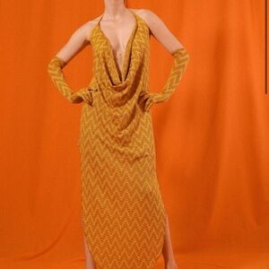 Saint Mojavi The Hara Drape Front Halter Top Size 0